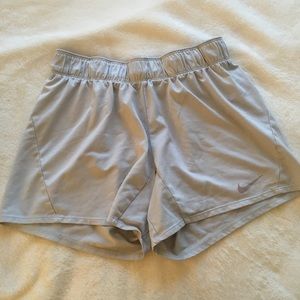 Nike light grey attack shorts